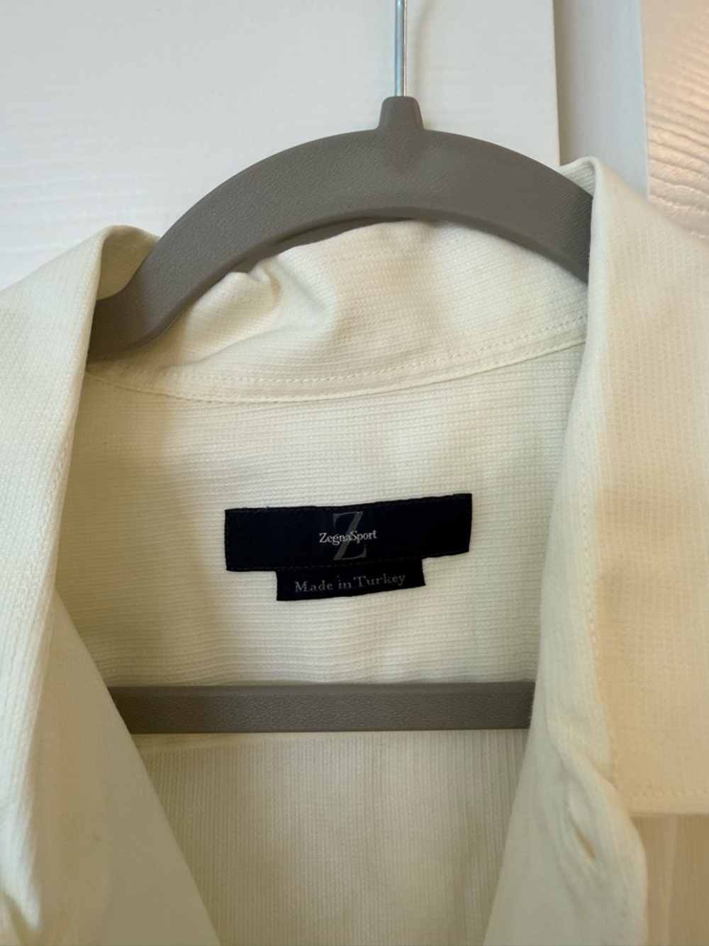 Zegna sport men’s cotton button down shirt XL - Picture 2 of 4